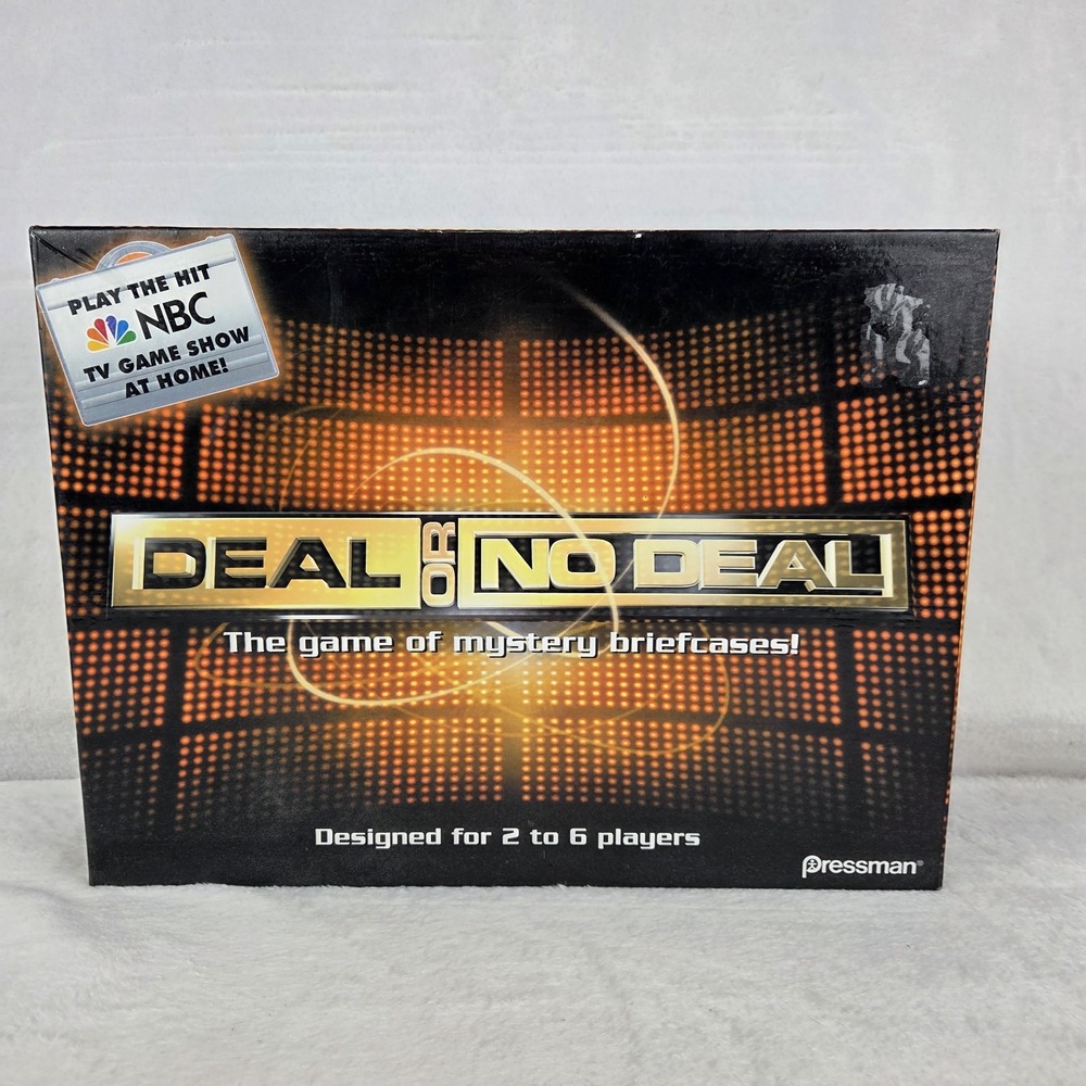 Deal Or No Deal Board Game 2006 Pressman Complete NBC TV Show Great Condition